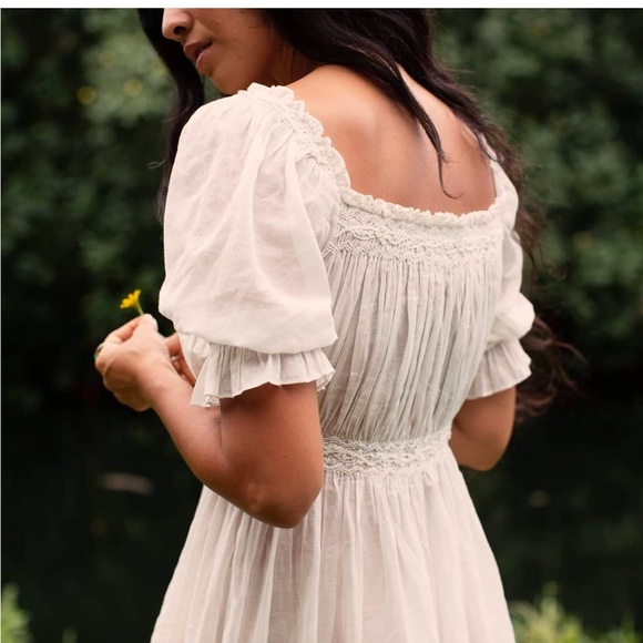 Doen Eclipse Nightgown Dress in Salt - Picture 3 of 8